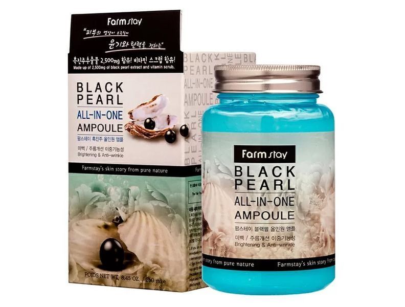 Сыворотка для лица FarmStay Black Pearl All-In-One Ampoule M0091 фото