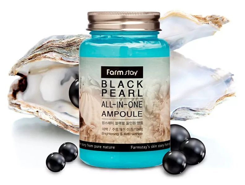Сыворотка для лица FarmStay Black Pearl All-In-One Ampoule M0091 фото