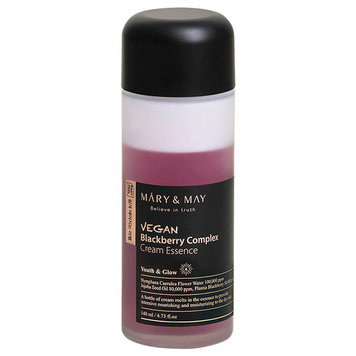 Кремовая увлажняющая антиоксидантная эссенция MARY&MAY Vegan Blackberry Complex Cream Essence M1078 фото