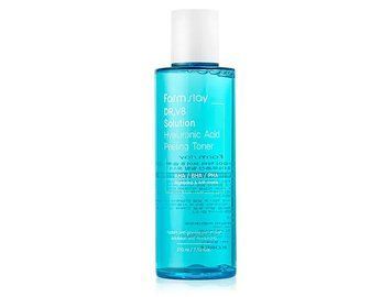 Пилинг-тонер для лица с гиалуроновой кислотой FarmStay DR.V8 Solution Hyaluronic Acid Peeling Toner M1556 фото