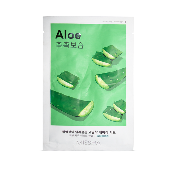 Листкові маски, що зволожують та покращують текстуру шкіри MISSHA AIry Fit Sheet Mask, Оттенок: Rice M1100 фото