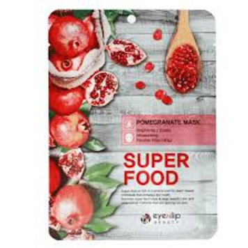 Питательная тонизирующая маска на основе экстракта граната EYENLIP Super Food Pomergranate Mask M1631 фото