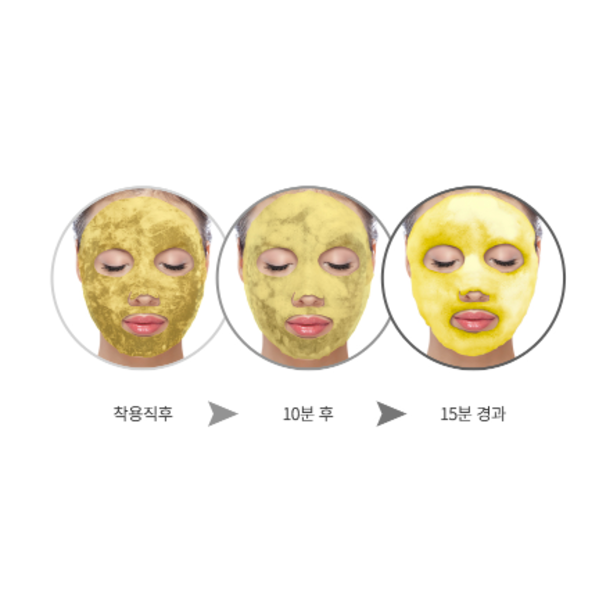 Кислородная очищающая маска на основе куркумы PUREDERM Deep Purifying Black O2 Bubble Mask Turmeric M1458 фото
