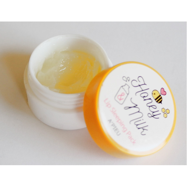 Молочно-медовая ночная маска для губ A'PIEU Honet ＆ Milk Lip Sleeping Pack M1246 фото