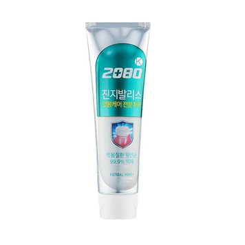 Зубна паста для профілактики захворювань ясен та карієсу 2080 Herbal Mint Toothpaste M0904 фото