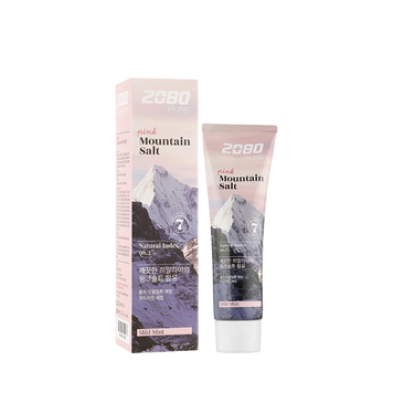 Зубна паста з рожевою гімалайською сіллю 2080 Pure Mountain Salt Pink Mild Mint M0908 фото