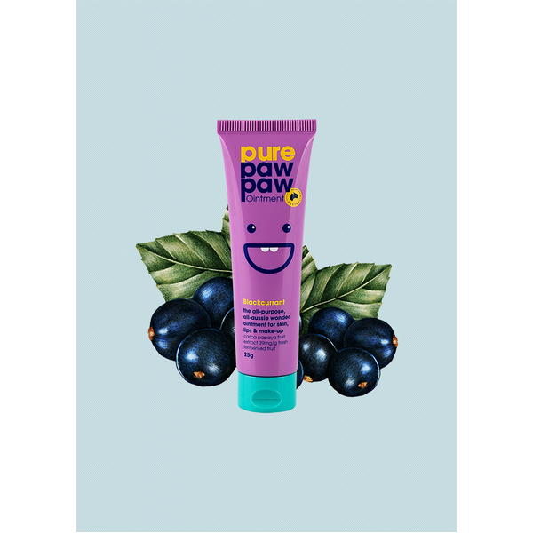 Органический бальзам для губ с ароматом черной смородины PURE PAW Paw Blackcurrant M1391 фото
