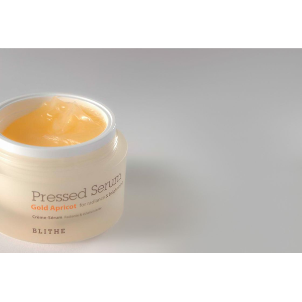 Крем-сыворотка для восстановления тусклой и пигментированной кожи BLITHE Pressed Serum Gold Apricot M1073 фото
