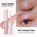 Блискучі тіні для повік PERIPERA Sugar Twinkle Liquid Glitter, Оттенок: #02 SODAPOP FLAKES M0374 фото 3