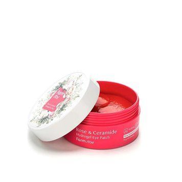 Гидрогелевые патчи FarmStay Rose and Ceramide Hydrogel Eye Patch M0485 фото