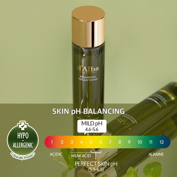 Балансувальний тонер D'ALBA Mild Skin Balancing Vegan Toner M0323 фото