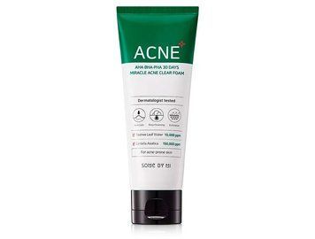 Кислотна пінка для вмивання Some By Mi AHA-BHA-PHA 30 Days Miracle Acne Clear Foam M0957 фото