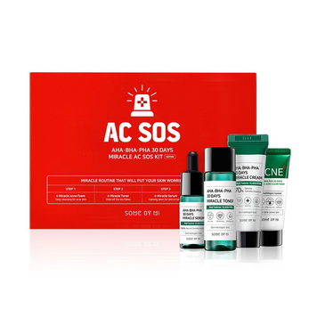 Набір засобів для догляду за проблемною шкірою SOME BY MI AHA.BHA.PHA 30 DAYS Miracle AC SOS Kit M1263 фото