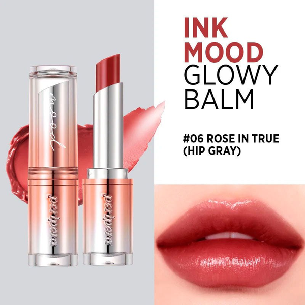 Бальзам-тінт для губ PERIPERA Ink Mood Glowy Balm #06 Rose In True (Hip Gray) M0355 фото