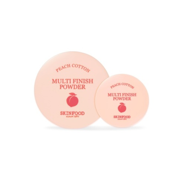 Фінішна матуюча пудра з екстрактом персика і бавовни SKINFOOD Peach Cotton Multi Finish Powder 5g M2014 фото