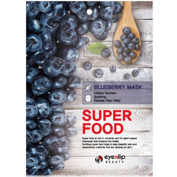 Маска для лица EYENLIP SUPER FOOD BLUEBERRY MASK M0142 фото
