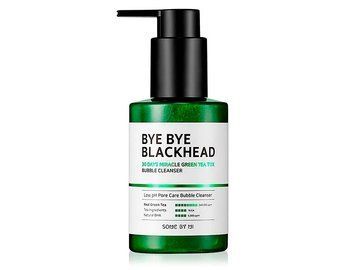 Маска-пінка від чорних цяток Some By Mi Bye Bye Blackhead 30 Days Miracle Green Tea Tox Bubble Cleanser M0964 фото