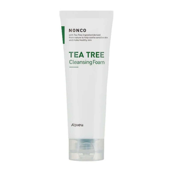 Очищувальна пінка з чайним деревом для проблемної шкіри A'PIEU NONCO TEA TREE CLEANSING FOAM M1463 фото