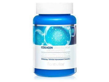 Крем-сыворотка для лица FarmStay Collagen Water Full Moist Cream Ampoule M0848 фото