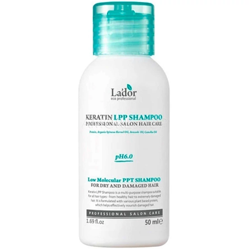 Кератиновий безсульфатний шампунь LADOR Keratin LPP Shampoo PH 6.0 M0954 фото