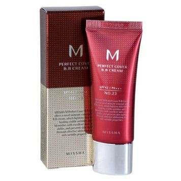 Крем Missha BB M Perfect Cover BB Cream SPF42 / PA+++, #21 (Light Beige) M1003 фото