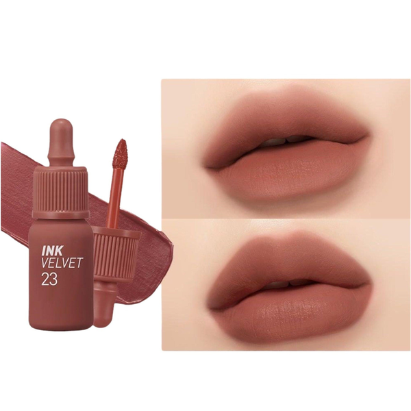 Матовий тінт для губ PERIPERA INK VELVET #023 Nutty Nude M1200 фото