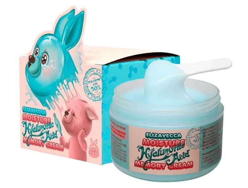 Крем-пудинг для лица Elizavecca Moisture Hyaluronic Acid Memory Cream M0472 фото