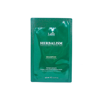 Шампунь з амінокислотами, тестер LADOR HERBALISM SHAMPOO M2092 фото