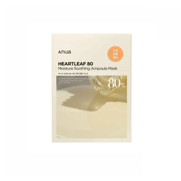 Успокаивающая маска ANUA HEARTLEAF 80 MOISTURE SOOTHING AMPOULE MASK M0671 фото