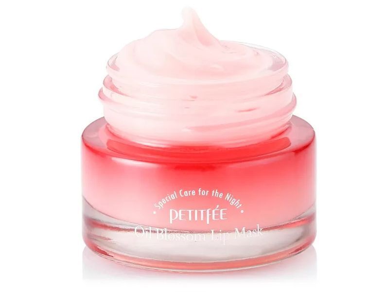 Ночная маска для губ с маслом камелии и витамином Е Petitfee Oil Blossom Lip Mask Camellia Seed Oil M1337 фото