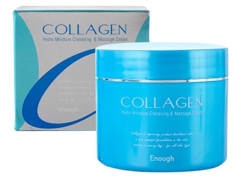 Масажний крем Enough Collagen Hydro Moisture Cleansing & Massage Cream M0860 фото