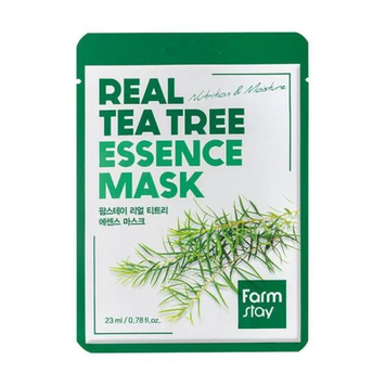 Тканевая маска для лица с экстрактом чайного дерева FARMSTAY REAL TEA TREE ESSENCE MASK M1892 фото