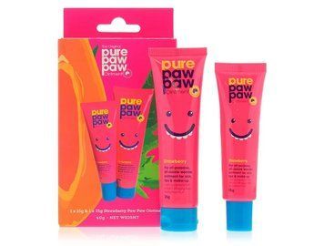 Набір відновлюючих бальзамів для губ &laquo;Полуничний смузі&raquo; Pure Paw Paw Ointment Strawberry Duo M1252 фото