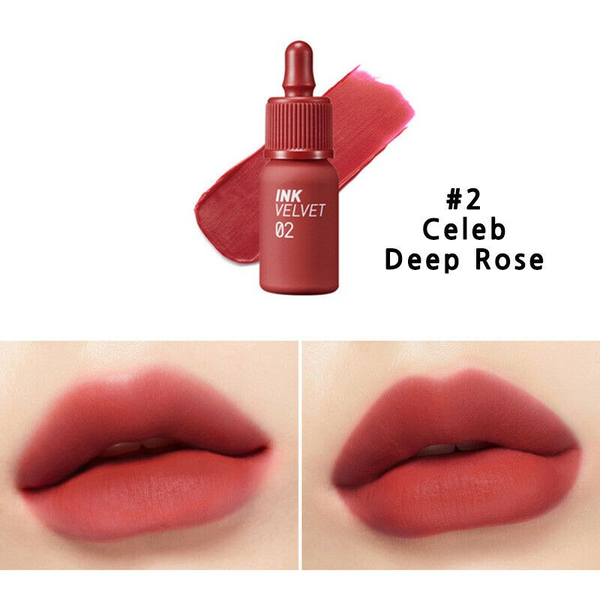 Матовий тінт для губ PERIPERA New Ink The Velvet (AD) #02 CELEB DEEP ROSE M1214 фото