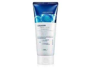Антивікова пінка для вмивання FarmStay Collagen Water Full Moist Deep Cleansing Foam M0108 фото