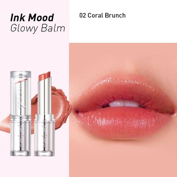 Бальзам для губ PERIPERA INK MOOD GLOWY BALM 02 CORAL BRUNCH M0743 фото