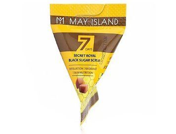 Цукровий скраб для обличчя May Island 7 Days Secret Royal Black Sugar Scrub M2018 фото