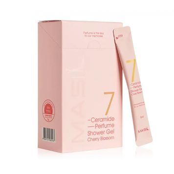 Гель для душу, тестер MASIL 7 CERAMIDE PERFUME SHOWER GEL (CHERRY BLOSSOM) M0449 фото