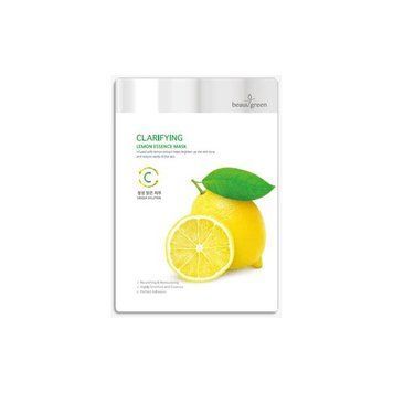Тканевая маска для лица c экстрактом лимона BeauuGreen Clarifying Lemon Essence Mask M1880 фото
