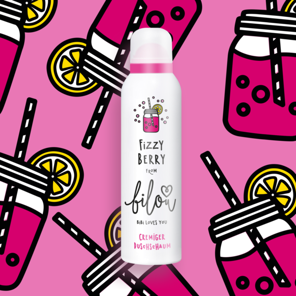 Пінка для душу "Ігристі фрукти" BILOU Fizzy Berry Shower Foam M1592 фото